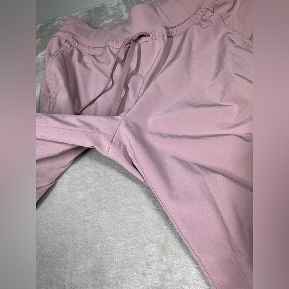 Athleta Attitude Sugarplum Mauve Dusty Rose Pink Athletic Jogger Pants 6 Tall - Picture 5 of 16